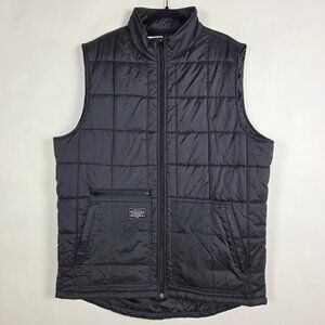 ATF Analog Technical Fashion Burton Mens XL Sleeveless Black Full Zip Vest